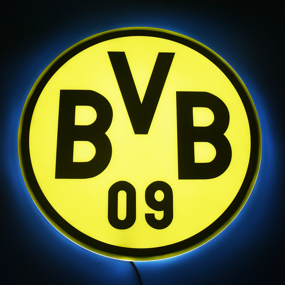 BVB FC Badge LED 15 inches (38cm)