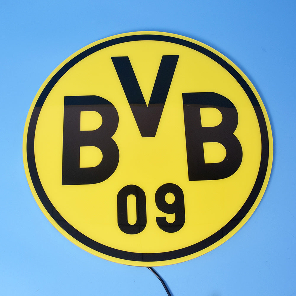 BVB FC Badge LED 15 inches (38cm)