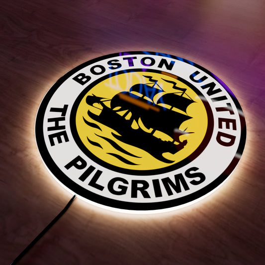 Boston United FC Badge LED Wall light
