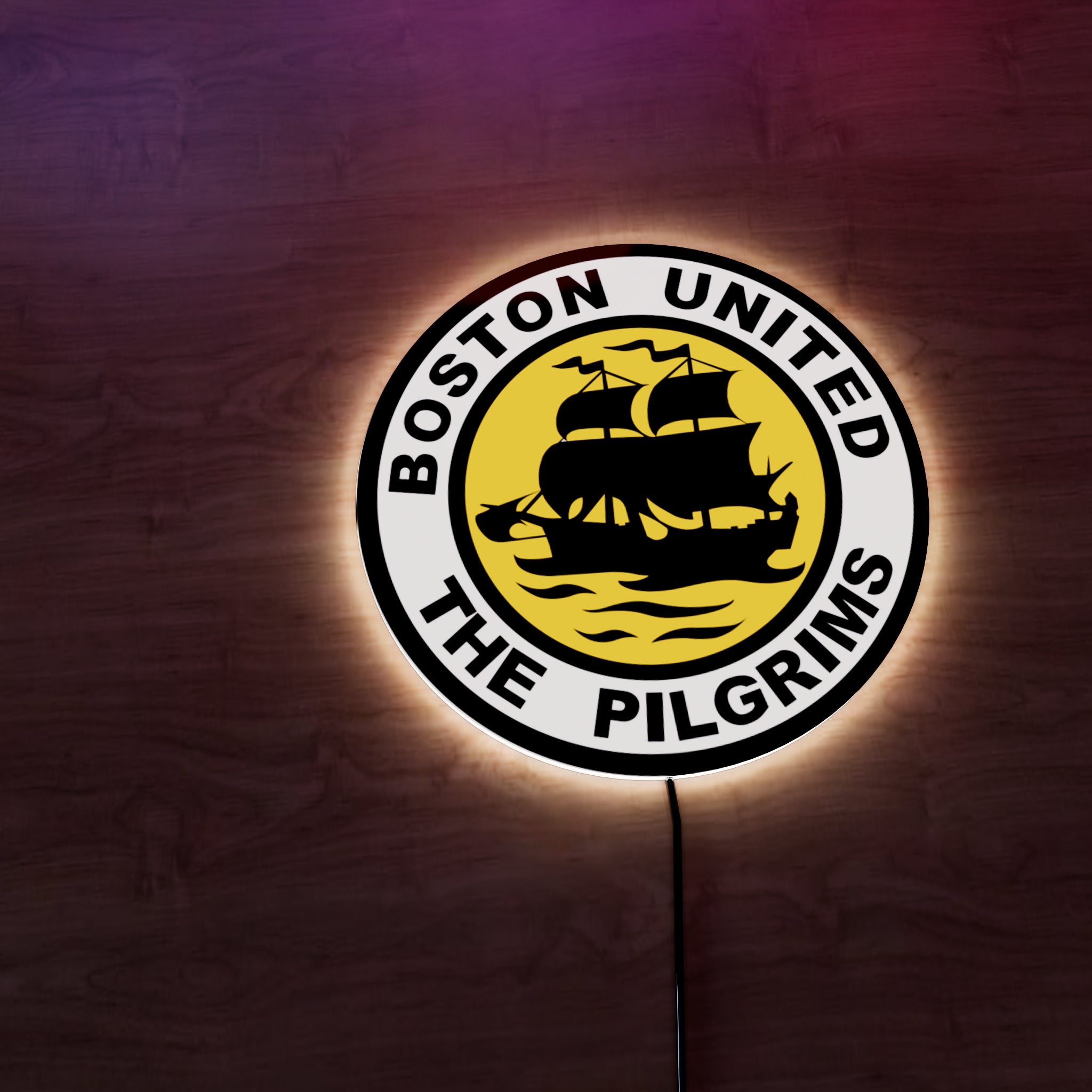 Boston United FC Badge LED Wall light