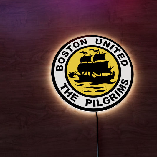 Boston United FC Badge LED Wall light