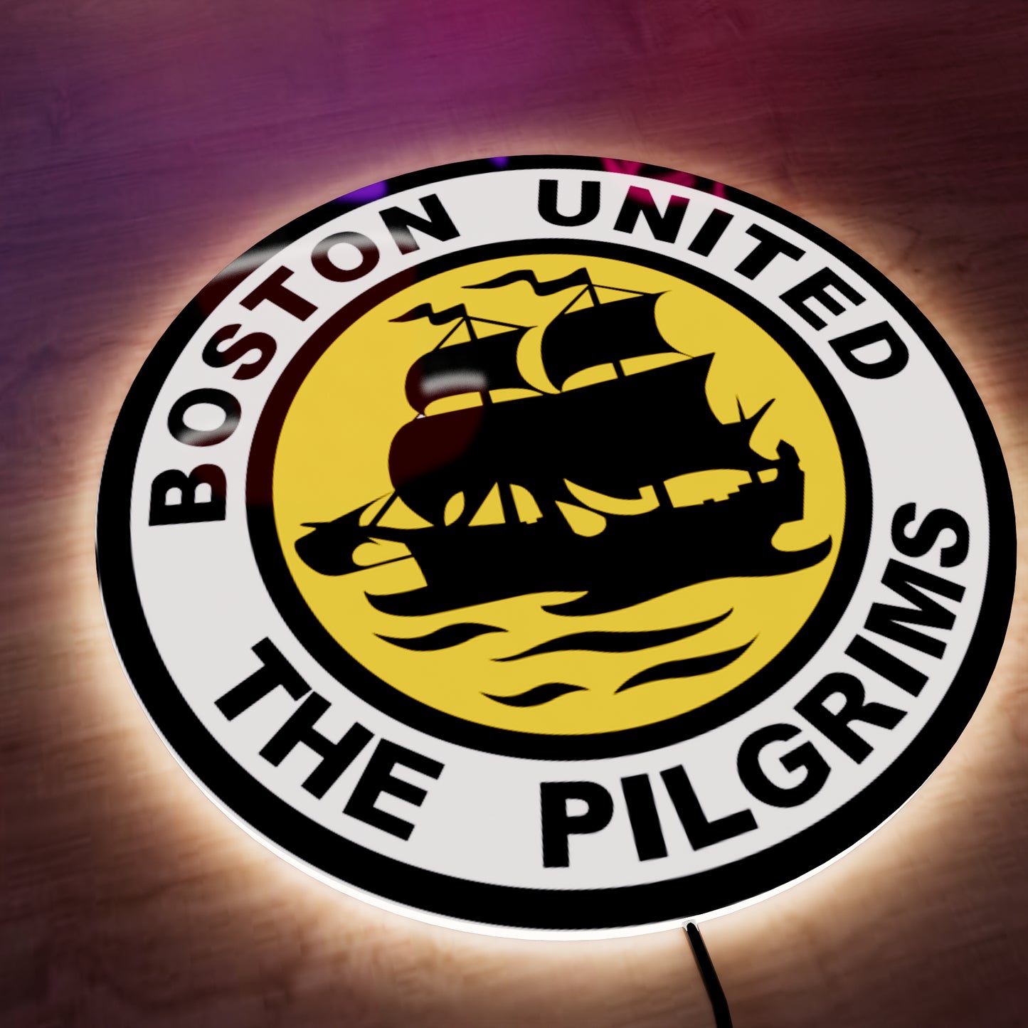 Boston United FC Badge LED Wall light