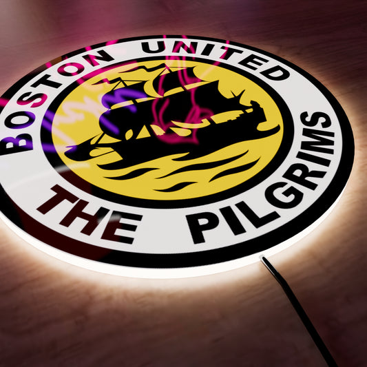 Boston United FC Badge LED Wall light