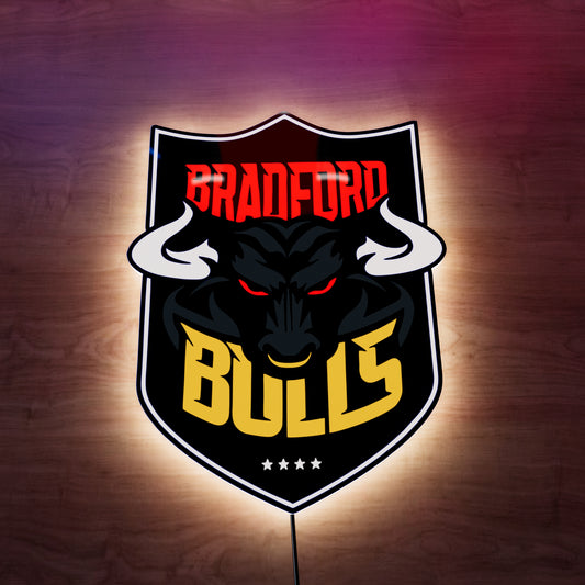 Bradford Bulls badge LED Wall light