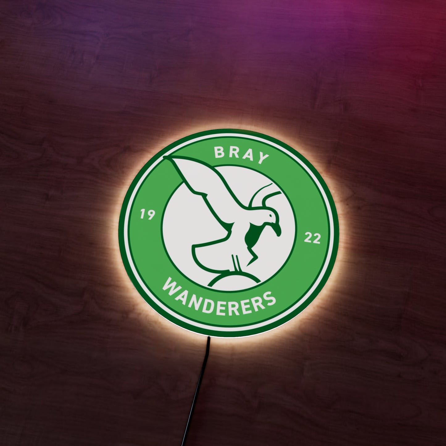Bray Wanderers FC Logo LED