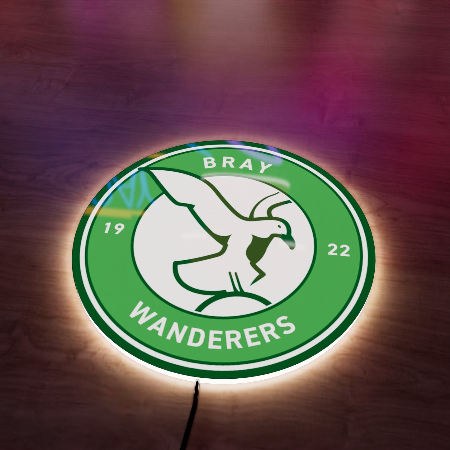 Bray Wanderers FC Logo LED
