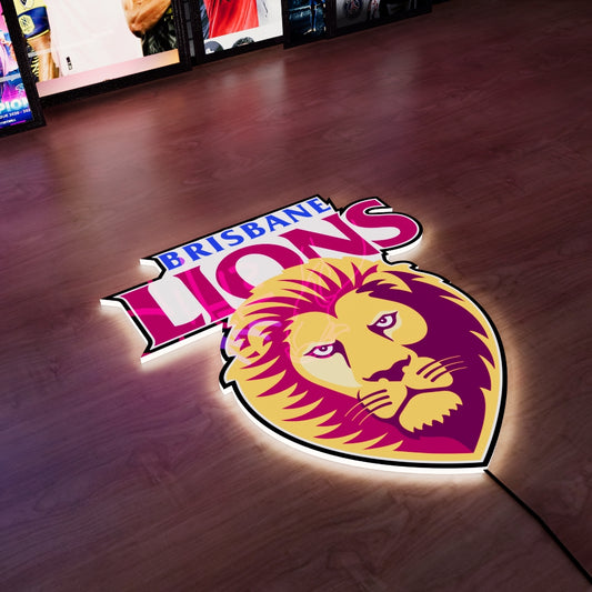 Brisbane Lions Logo LED Wall light
