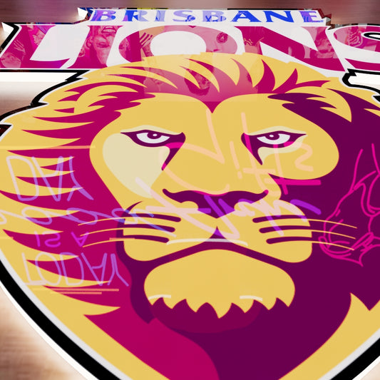 Brisbane Lions Logo LED Wall light