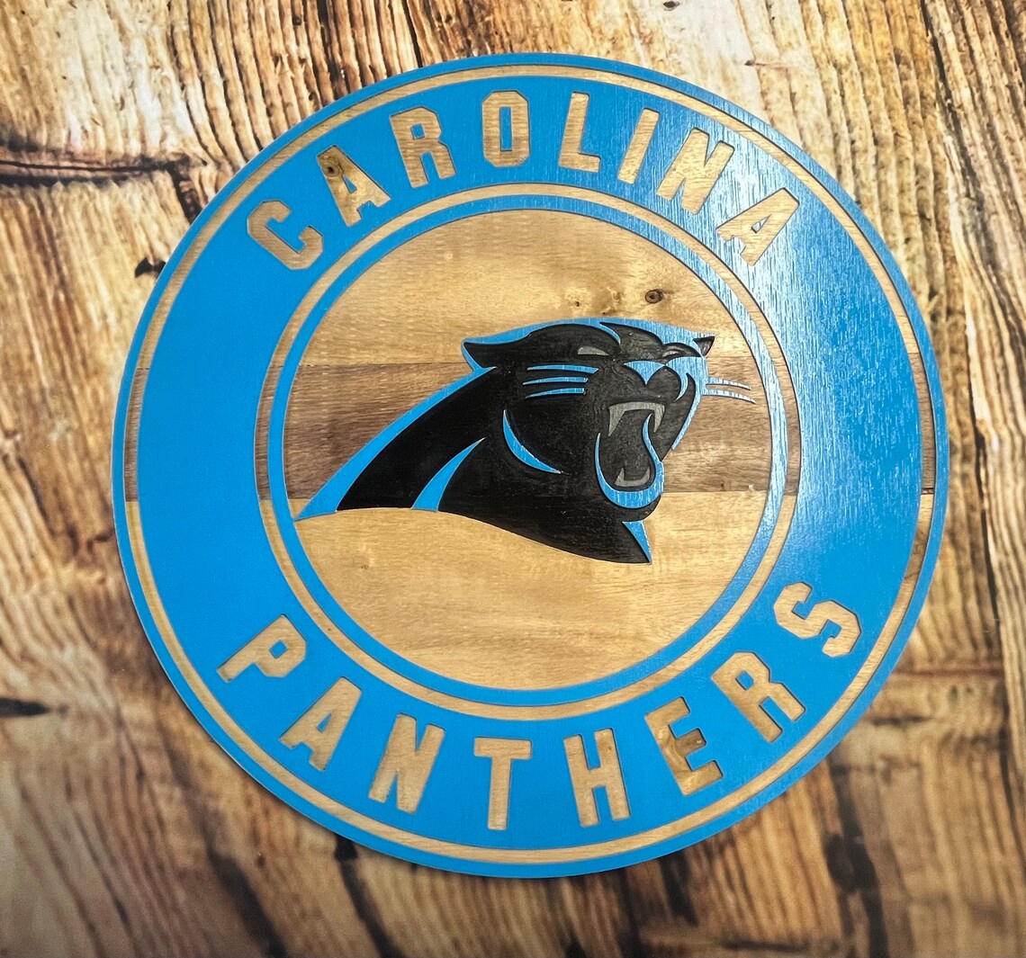 CAROLINA FOOTBALL Logo Wall Art Sign Man Cave