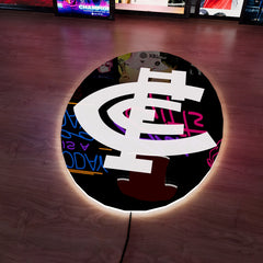 Carlton Logo LED Wall light