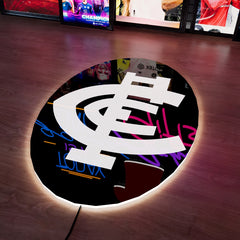 Carlton Logo LED Wall light