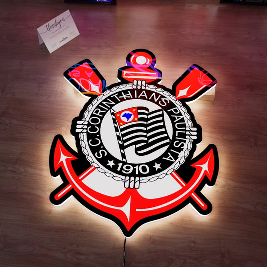 Corinthians Brasão FC LED Wall light