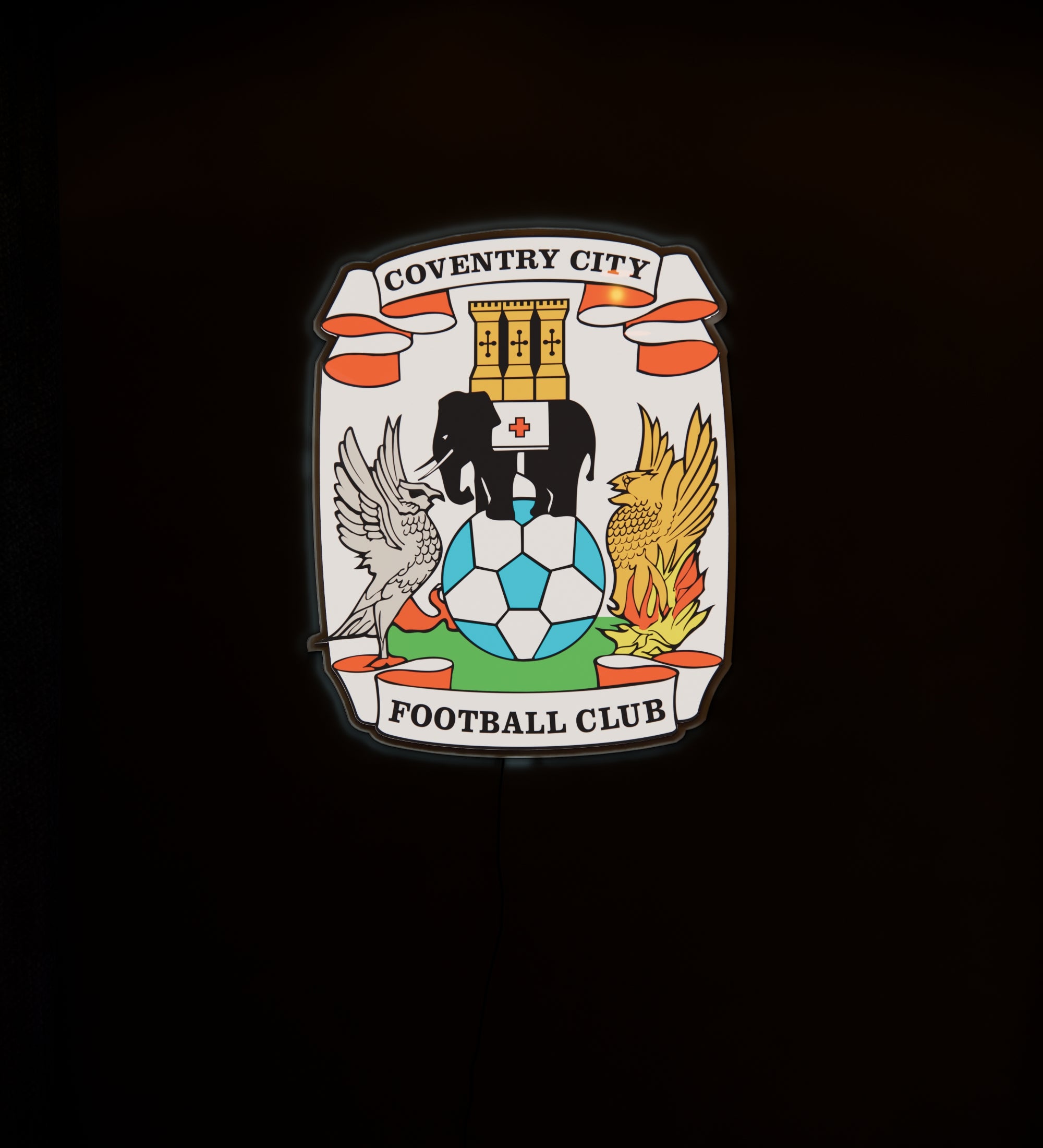 COV FC Badge LED 15 inches (38cm)