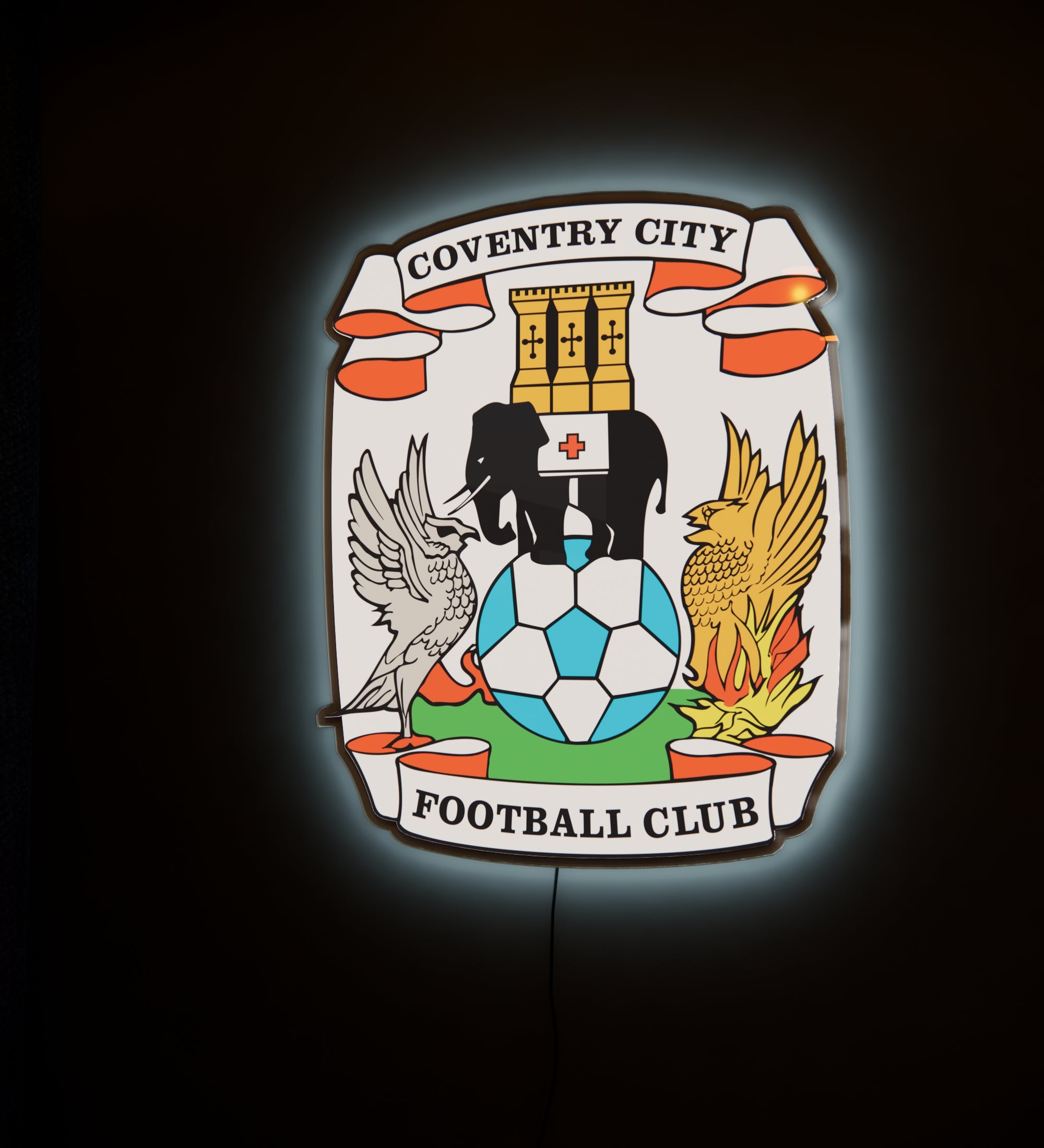 COV FC Badge LED 15 inches (38cm)