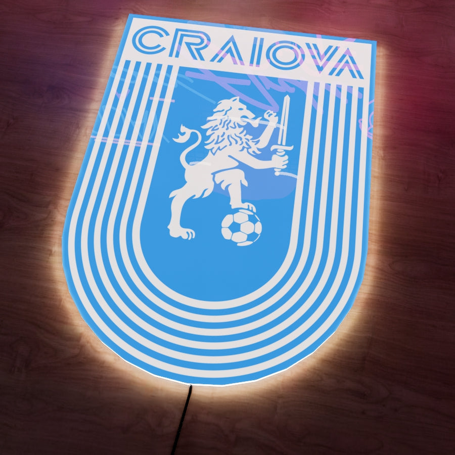 Craiova FC Logo Wall LED