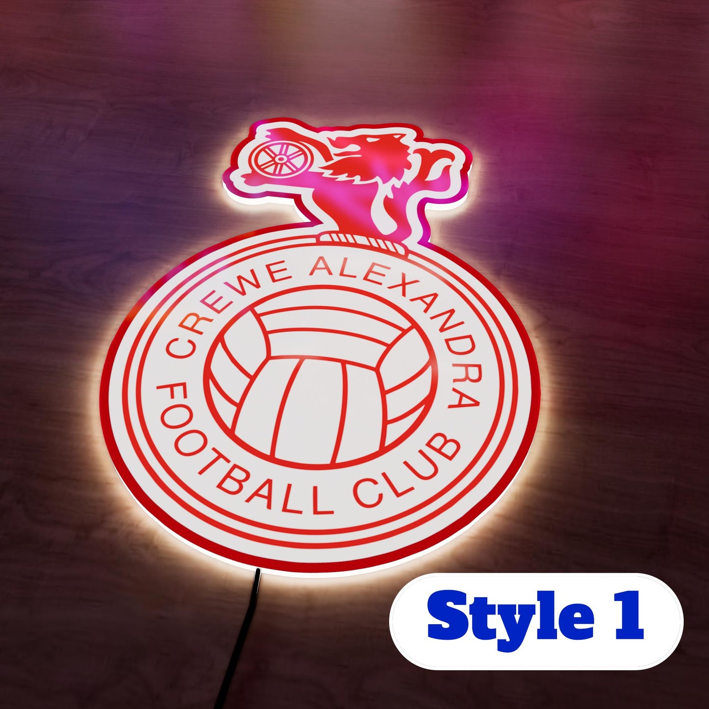 Crewe Alexandra FC Badge LED