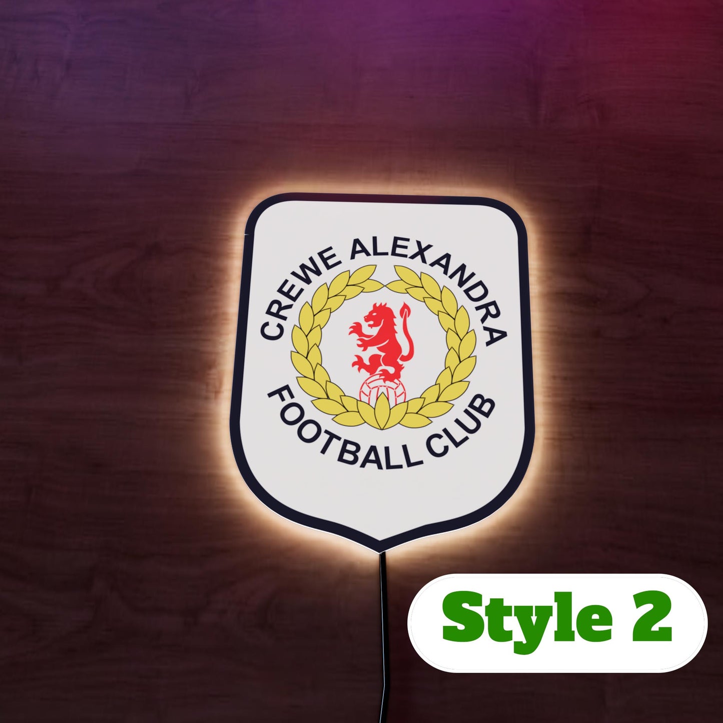 Crewe Alexandra FC Badge LED