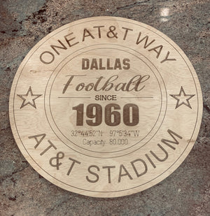 Dallas AT&T Stadium NFL wall decor