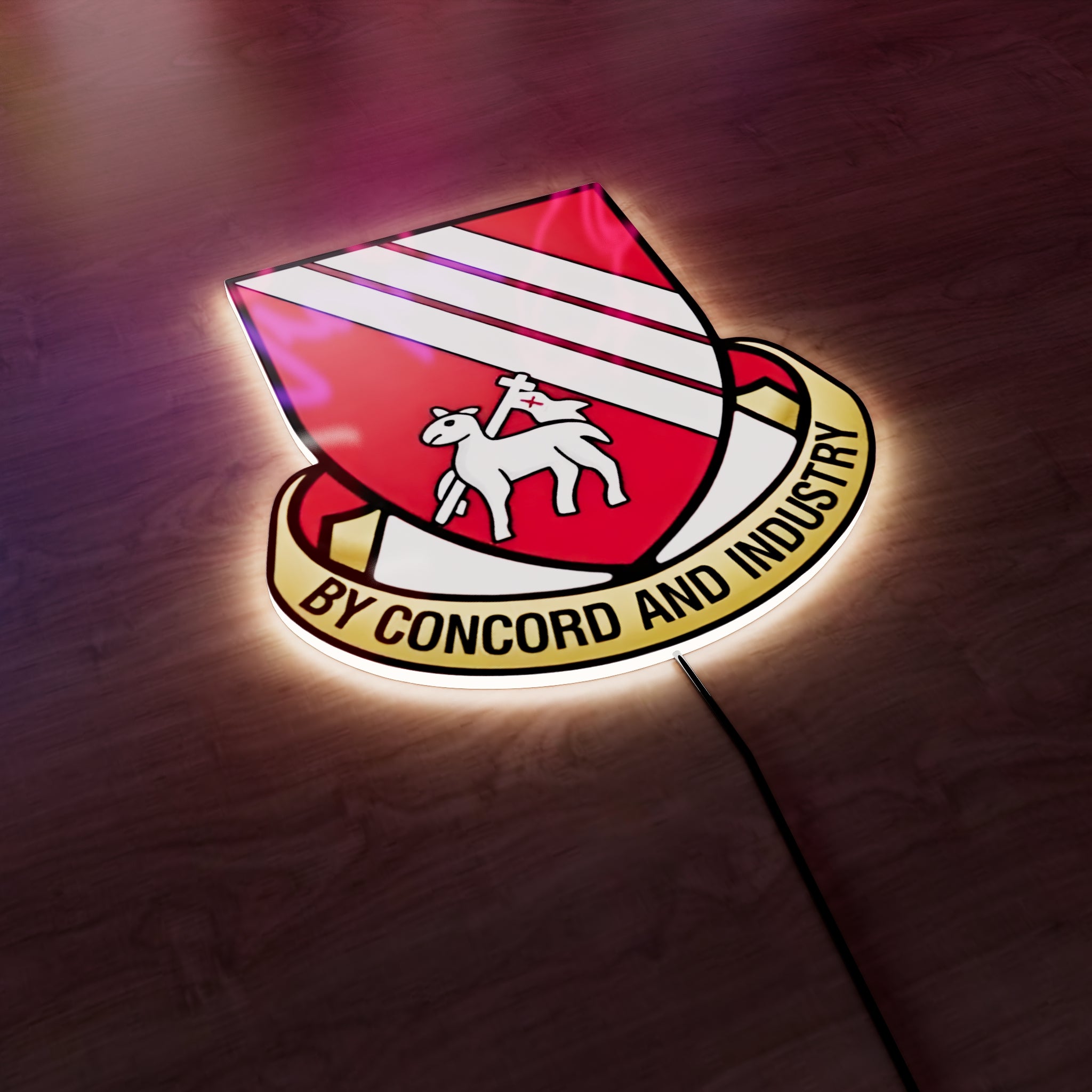 Droylsden F.C Badge LED Wall light