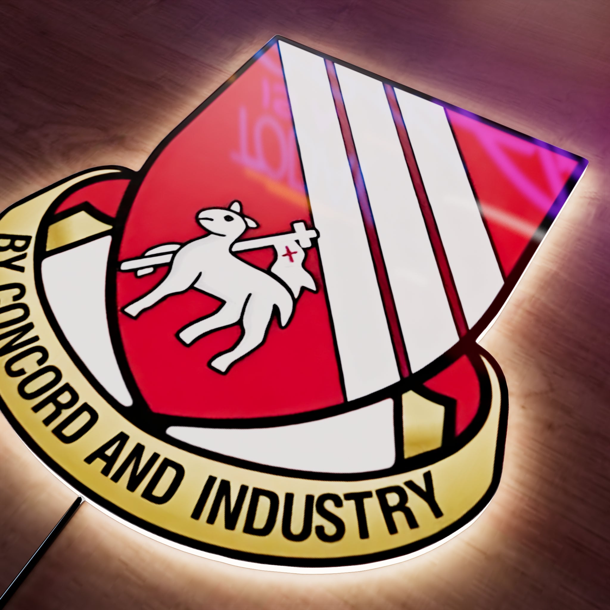 Droylsden F.C Badge LED Wall light