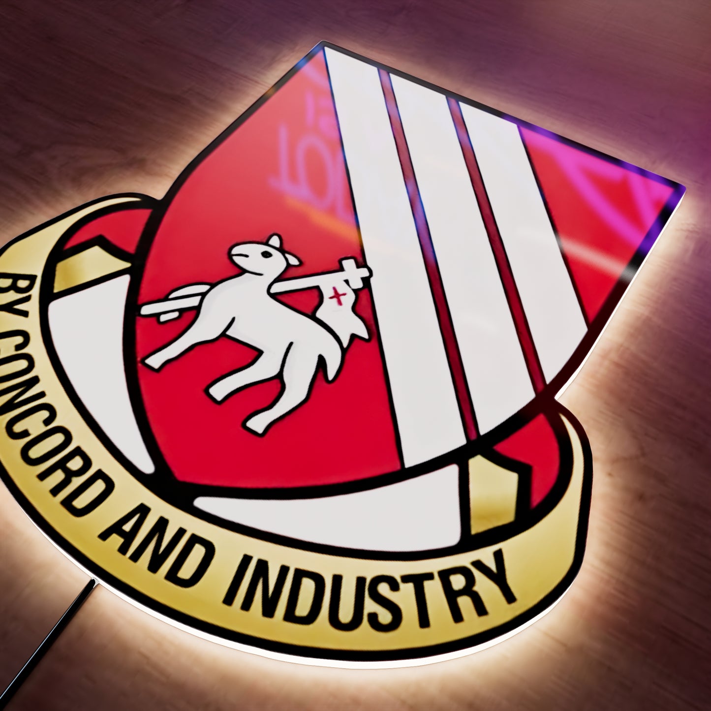 Droylsden F.C Badge LED Wall light
