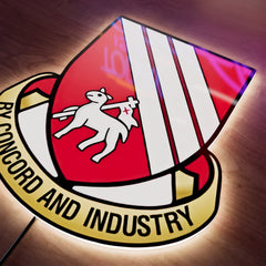Droylsden F.C Badge LED Wall light