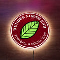 Dundee North End Football & Social Club badge LED Wall light