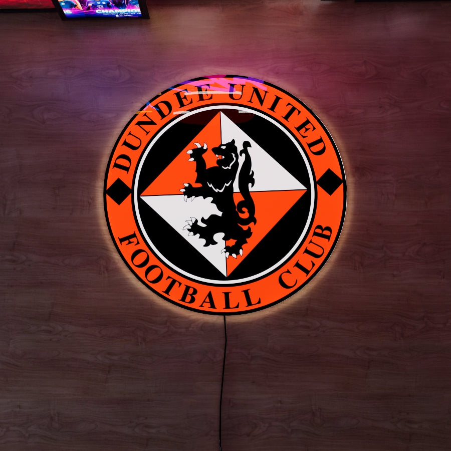 Dundee United FC Logo LED Wall light