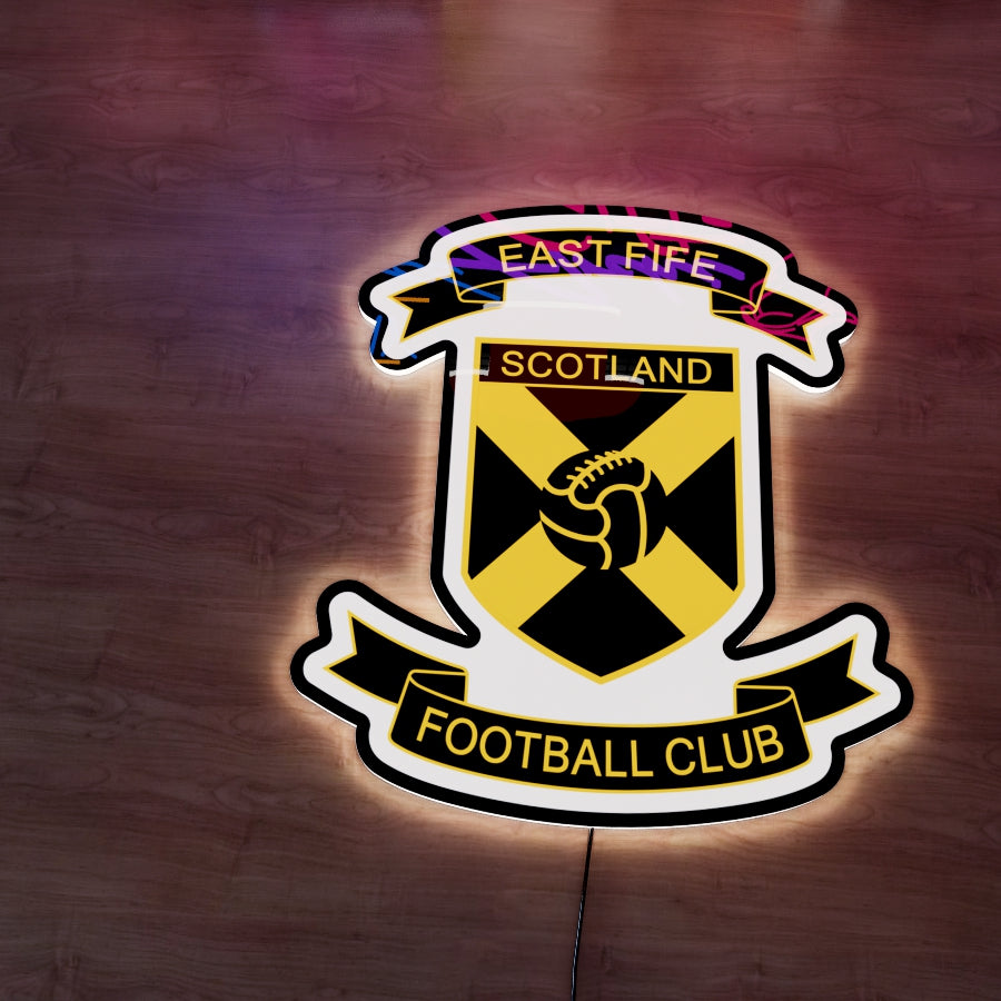 East Fife FC Logo LED Wall light