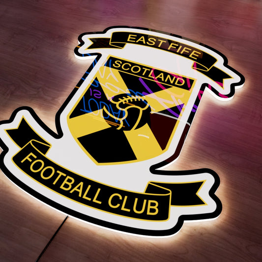 East Fife FC Logo LED Wall light