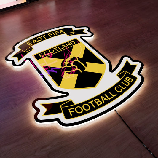 East Fife FC Logo LED Wall light