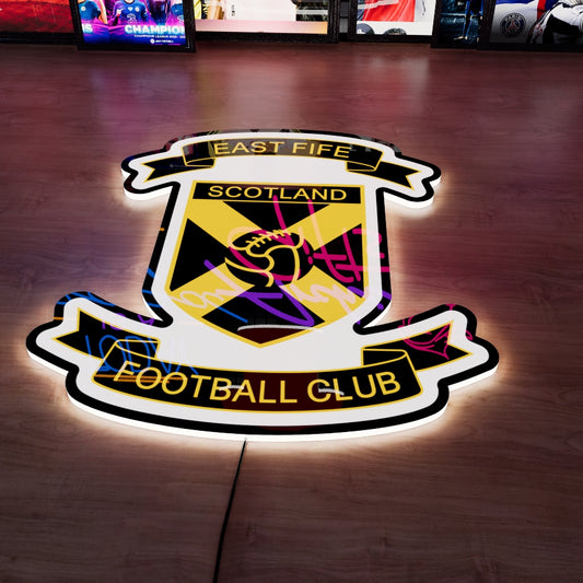 East Fife FC Logo LED Wall light