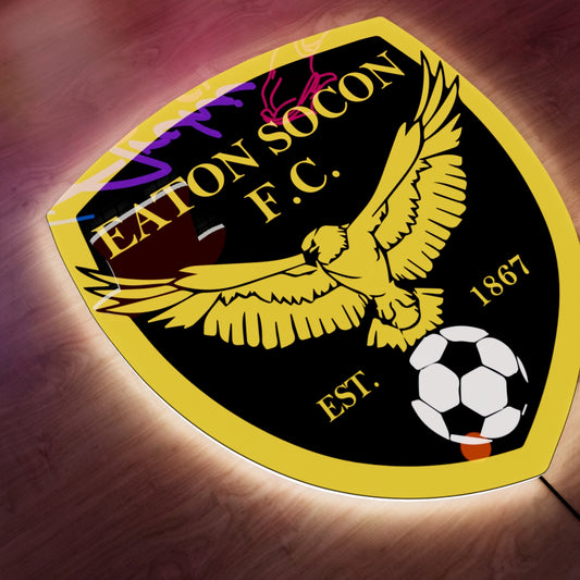 Eaton Socon F.C. Logo LED Wall light