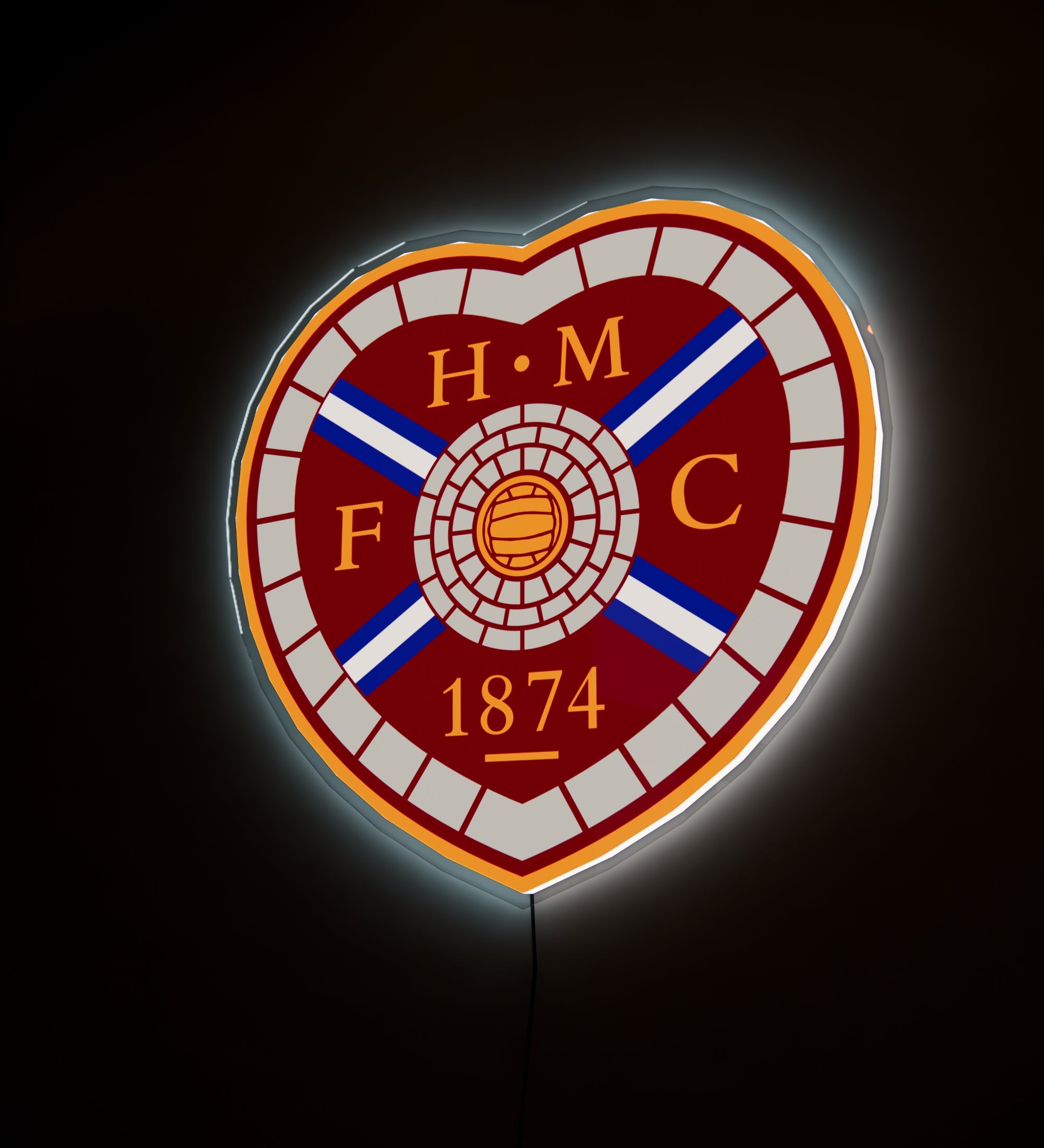 HM FC Badge LED 15 inches (38cm)