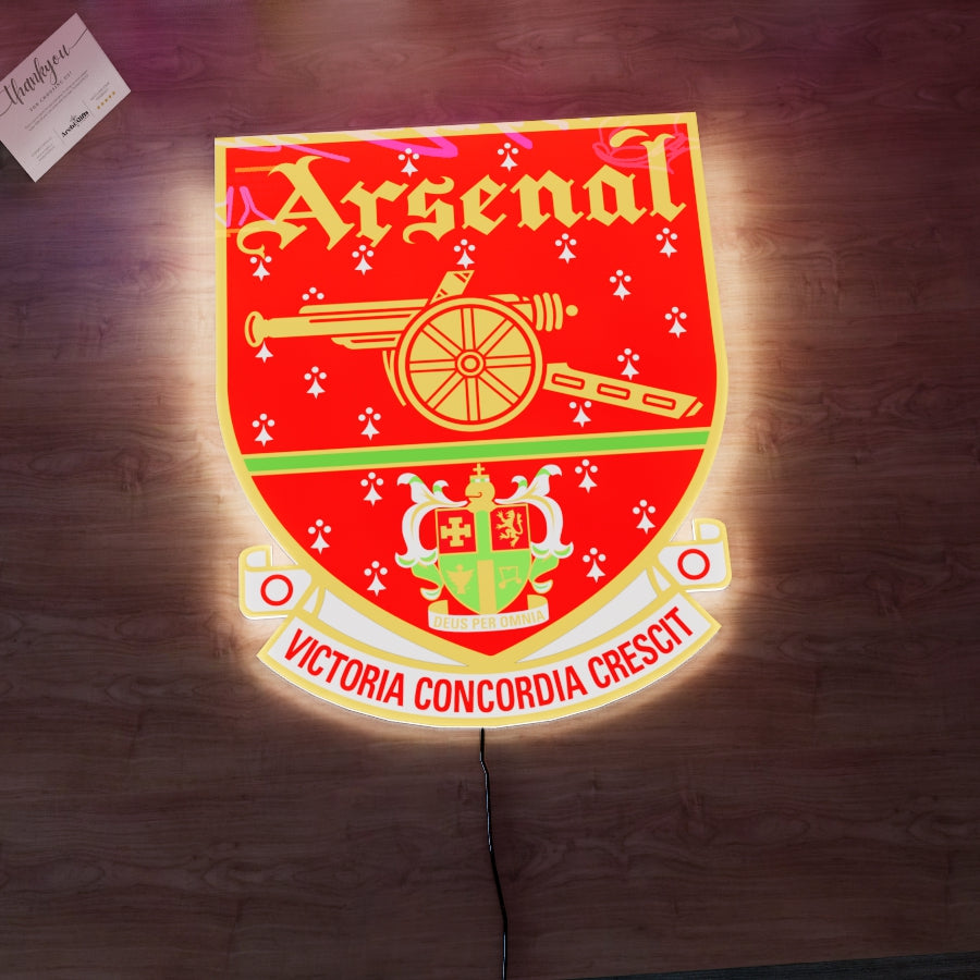 ARS FC Badge LED 15 inches (38cm) Style 2