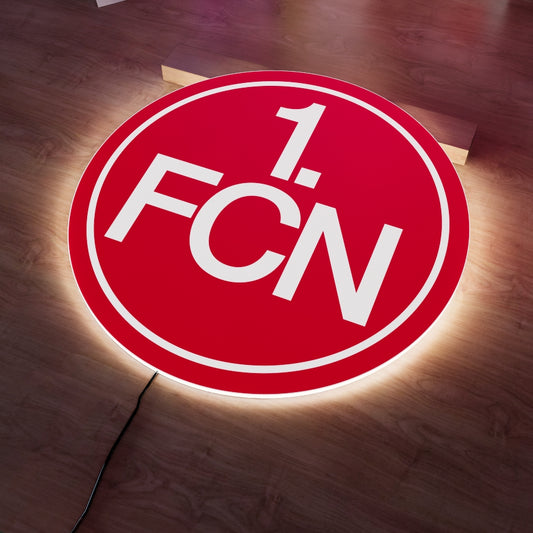 1. FC Nürnberg Logo LED 15 inches (38cm)