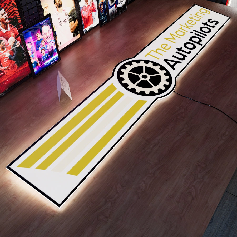 TMA logo LED wall light 70cm x 14cm