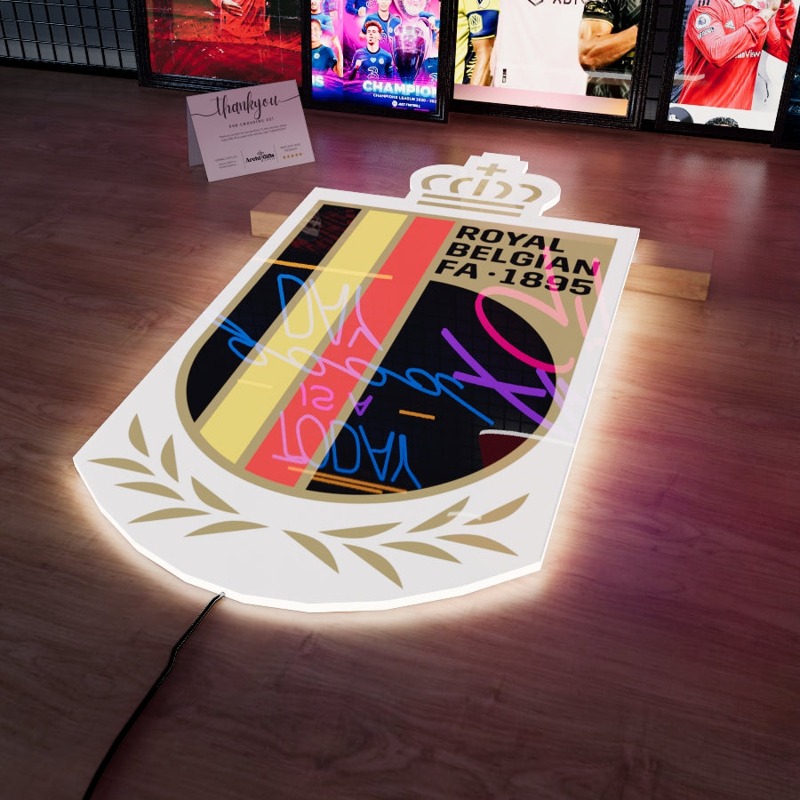 Belgium FC Badge LED 15 inches (38cm)