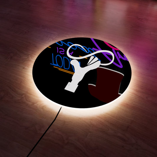 Sophia's Pizzeria Logo LED Wall light