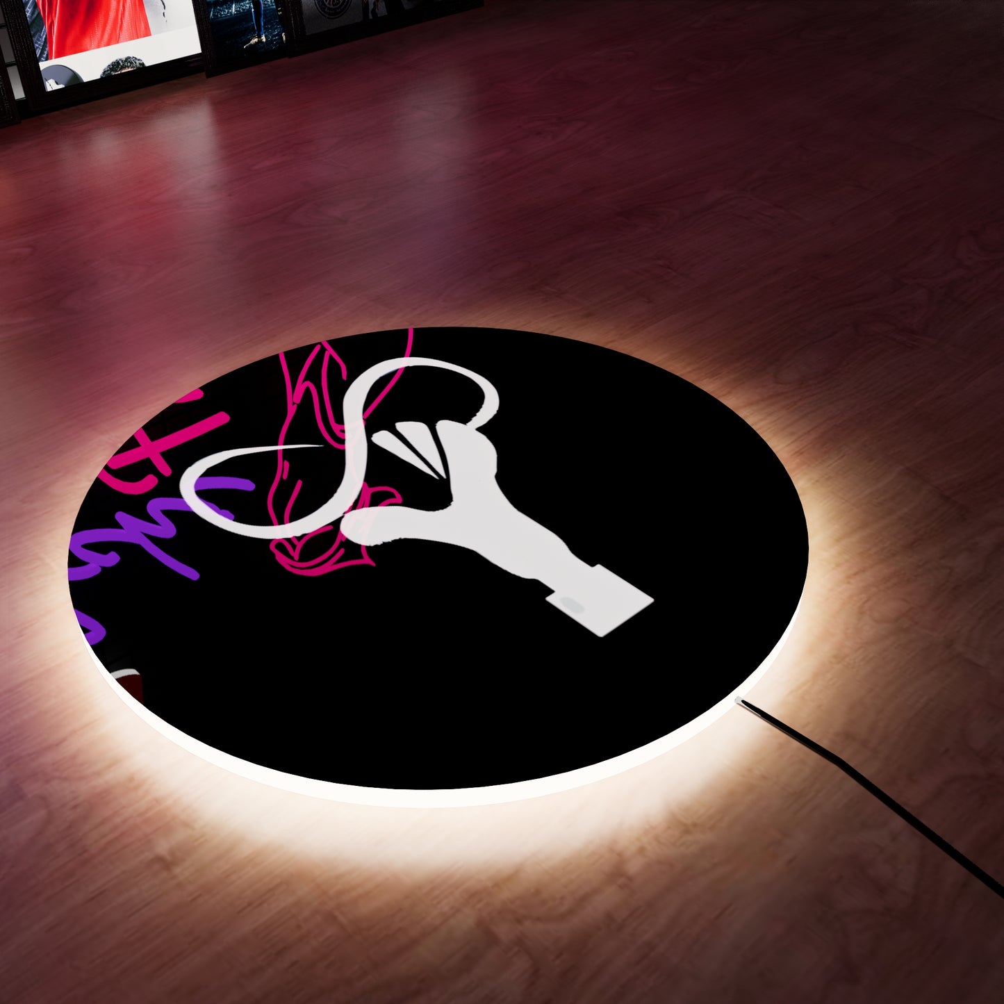 Sophia's Pizzeria Logo LED Wall light