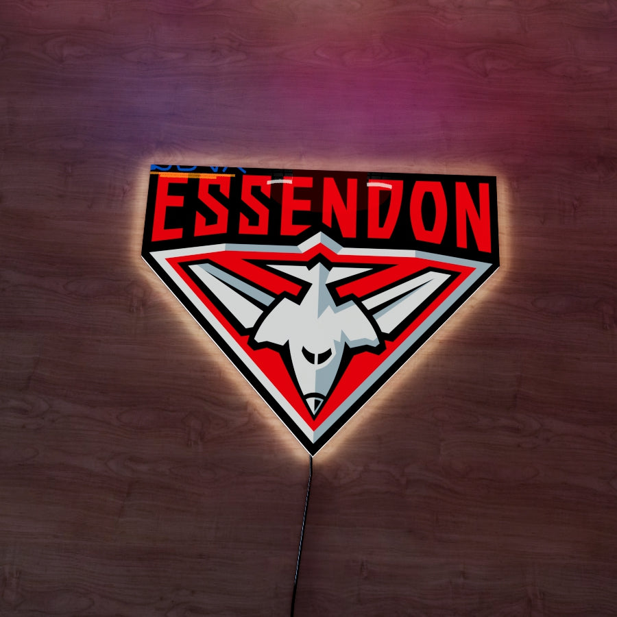 Essendon Logo LED Wall light