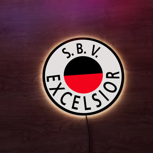 Excelsior FC logo LED Wall light