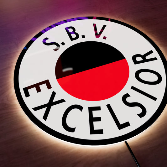 Excelsior FC logo LED Wall light
