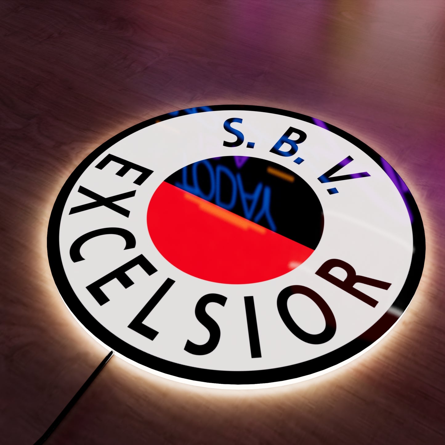 Excelsior FC logo LED Wall light
