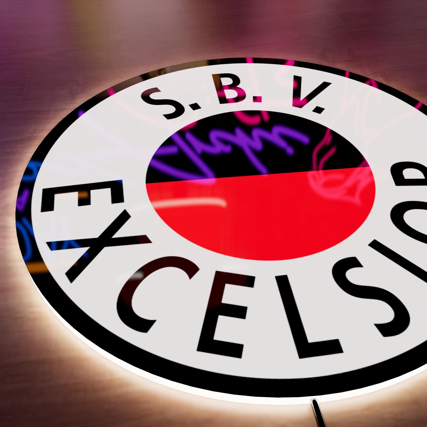 Excelsior FC logo LED Wall light