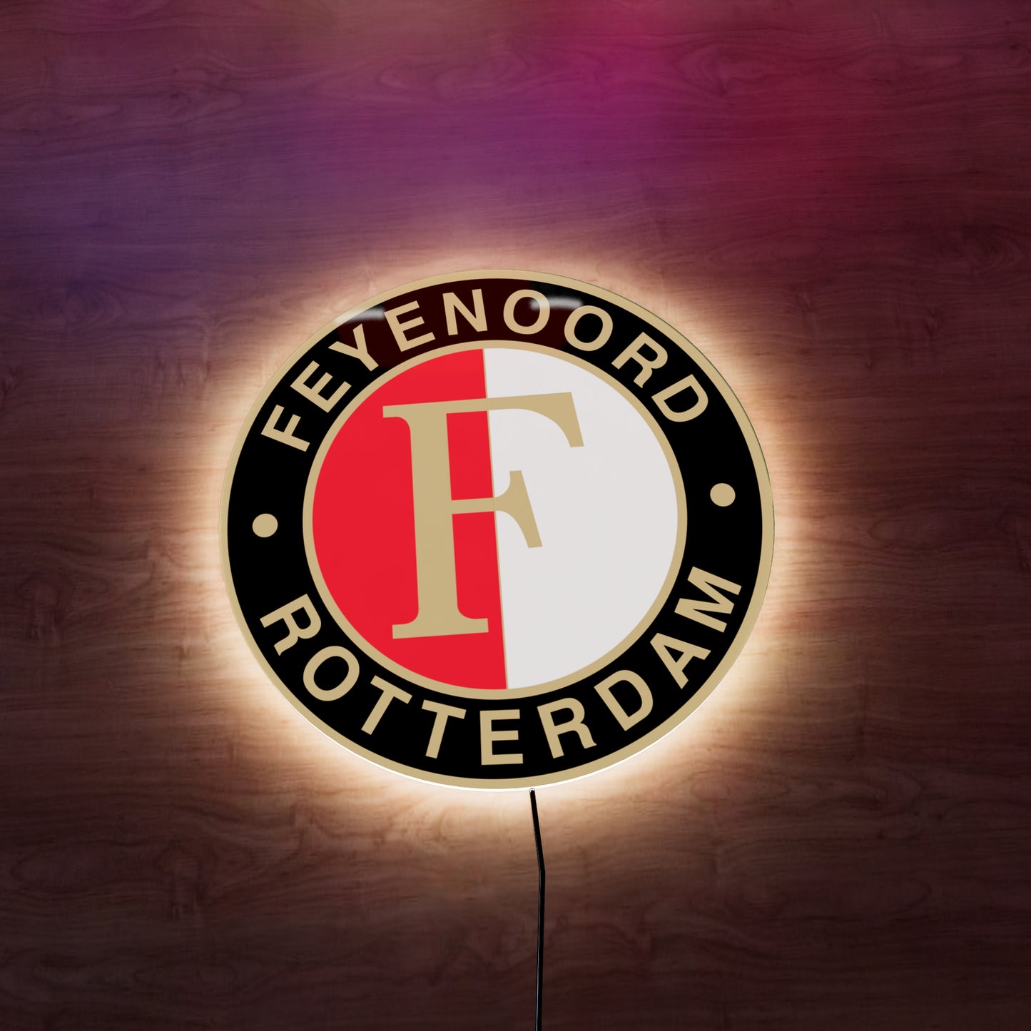 FEYENOORD FC logo LED Wall light