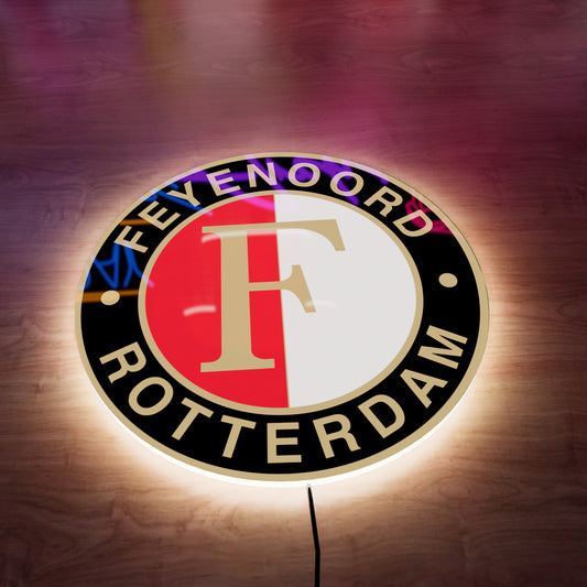 FEYENOORD FC logo LED Wall light