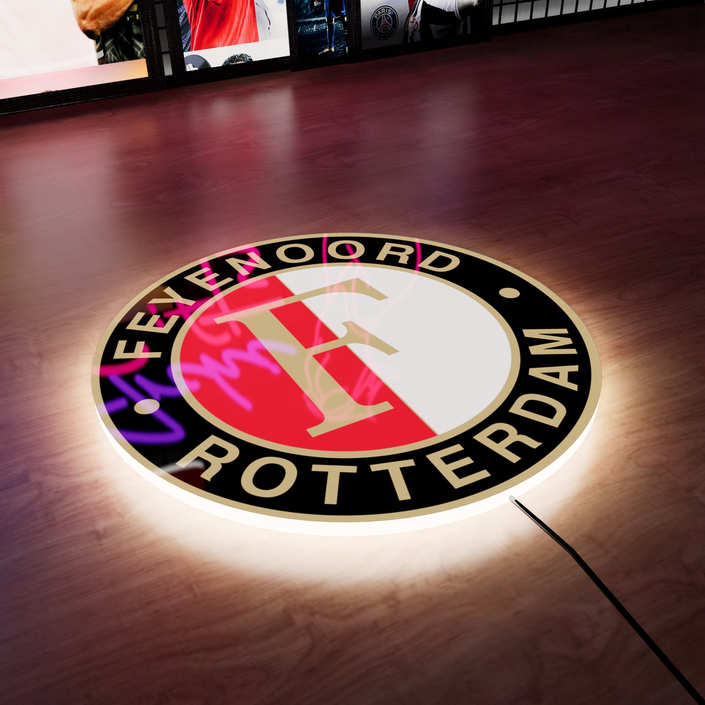 FEYENOORD FC logo LED Wall light