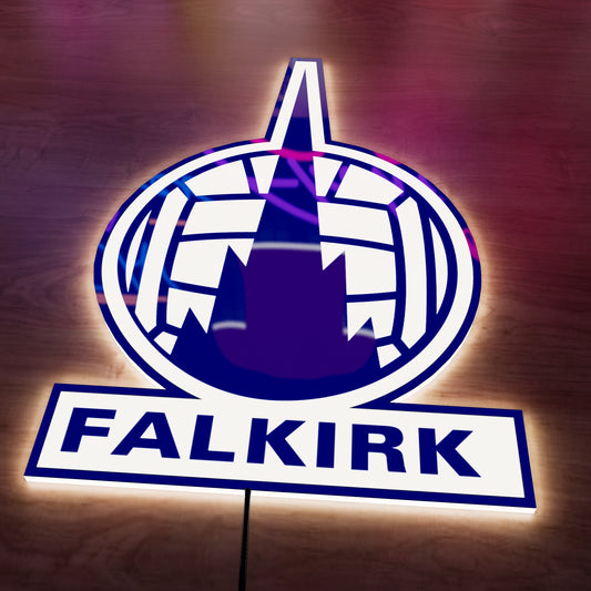 Falkirk FC badge LED Wall light