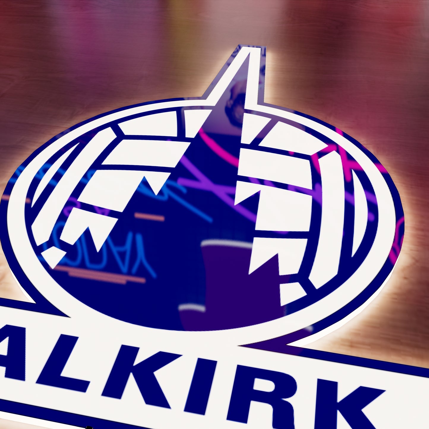 Falkirk FC badge LED Wall light